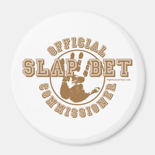 Slap Bet-Kommissar Magnet (Vorne)
