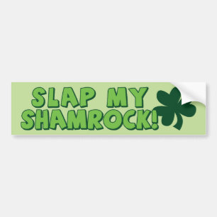 Slap mein Kleeblatt Autoaufkleber