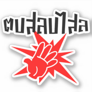 Slap You Alberne Ō Dop Salop Salai in Thai Script  Aufkleber