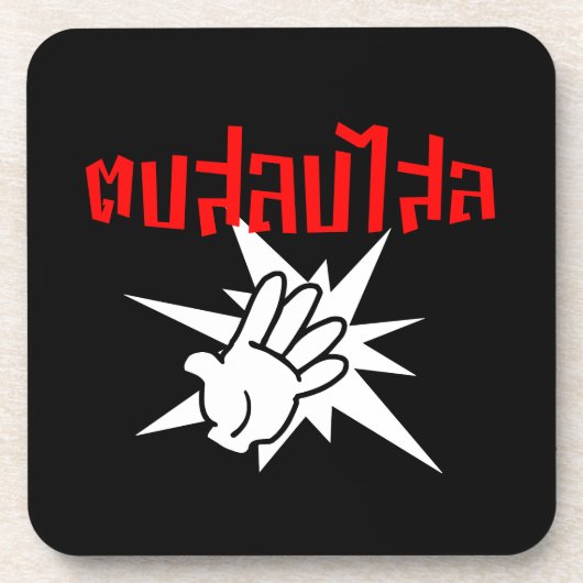 Slap You Alberne Ō Dop Salop Salai in Thai Script  Getränkeuntersetzer (Vorderseite)