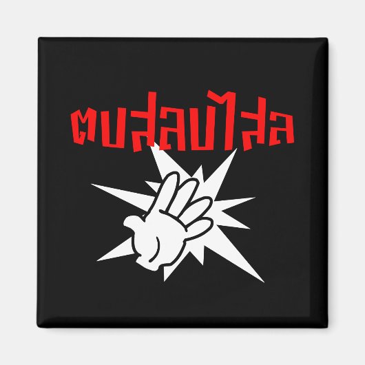 Slap You Alberne Ō Dop Salop Salai in Thai Script  Magnet (Vorne)