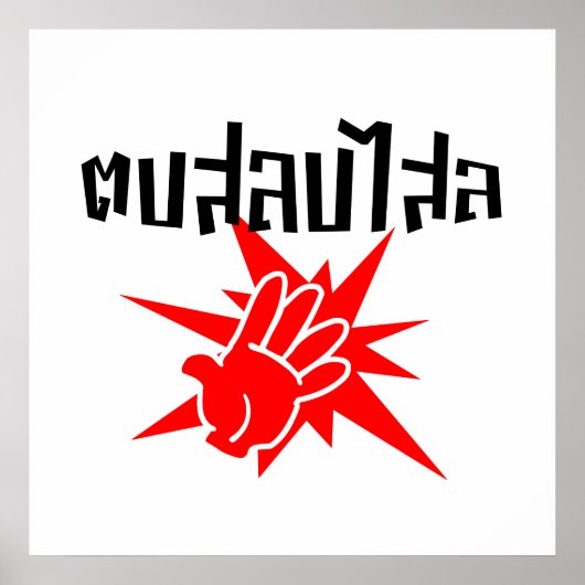 Slap You Alberne Ō Dop Salop Salai in Thai Script Poster (Vorne)