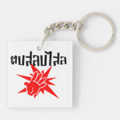 Slap You Alberne Ō Dop Salop Salai in Thai Script  Schlüsselanhänger (Rückseite)