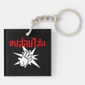 Slap You Alberne Ō Dop Salop Salai in Thai Script Schlüsselanhänger (Rückseite)