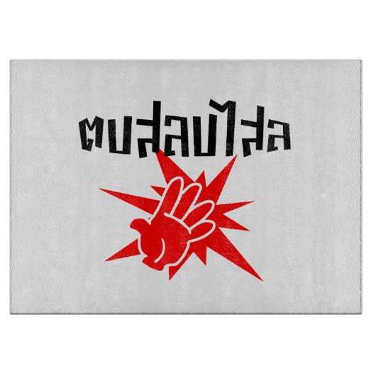 Slap You Alberne Ō Dop Salop Salai in Thai Script Schneidebrett (Vorderseite)