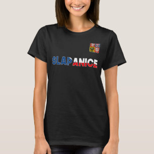 Slapanice Tschechien Herzenflagge Lötüberzug T-Shirt