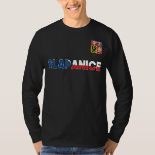 Slapanice Tschechien Herzenflagge Lötüberzug T-Shirt