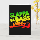 Slappa DA Baß Montag! Karte (Gelbe Blume)