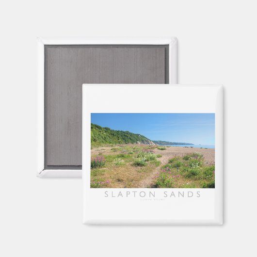 Slapton Sands Magnet (Vorderseite/Rückseite)