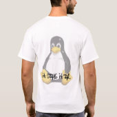 Slashdot/Pinguin T-Shirt (Rückseite)