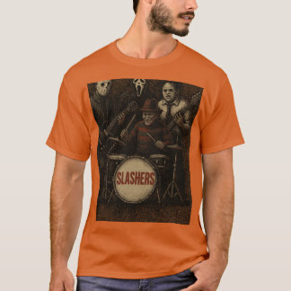 Slashers Horror Rock Band Vintage Design caesium g T-Shirt