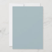 Slate Amber Erntehochzeit Einladung (Rückseite)