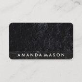 Slate Black Rock | Interior Designer Visitenkarte (Vorderseite)