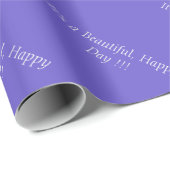 Slate Blue 6A5ACD - Benutzerdefinierte Meldung ode Geschenkpapier (Rolleneckpunkt)