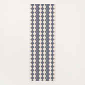 Slate Blue and Off-White Yoga mat Yogamatte (Rückseite)