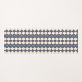 Slate Blue and Off-White Yoga mat Yogamatte (Vorderseite (Horizontal))