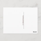 Slate Blue Brown Sari Mosaik Muster Art Postkarte (Rückseite)