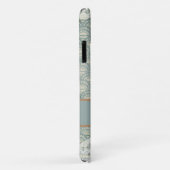 Slate Blue Lace II Case-Mate iPhone Hülle (Hinten/Rechts)