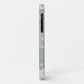 Slate Blue Lace II Case-Mate iPhone Hülle (Hinten/Links)