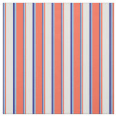 Slate Blue, Light Sky Blue, Red, Light Cyan & Blue Stoff (Muster)