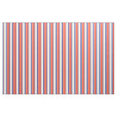 Slate Blue, Light Sky Blue, Red, Light Cyan & Blue Stoff (Fat Quarter (45,7 x 55,9 cm))