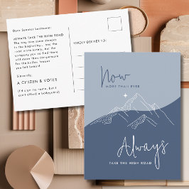 Slate Blue macht den Weg für die Senatoren frei Postkarte