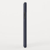 Slate Blue Mit Monogramm iPhone XS Case (Hinten/Rechts)