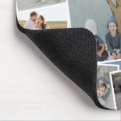 Slate Blue Scatter Fotos Foto Collage Family Mousepad (Ecke)