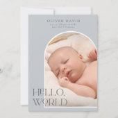 Slate Blue Vertical Foto Arch Ankündigung (Vorderseite)