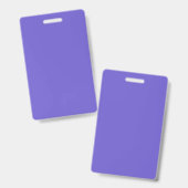 Slate Blue Vertikales Ereignis-Abzeichen – Anpassb Ausweis (Vorder- & Rückseite)