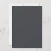 Slate-Blush Moody Bloom Hochzeit Einladung (Rückseite)