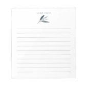 Slate Botanicals Themed | Linde Notizblock (Vorderseite)