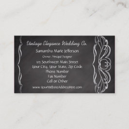 Slate Chalkboard look Visitenkarte