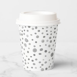 Slate Confetti Aquarelltöne Papier Cup Pappbecher