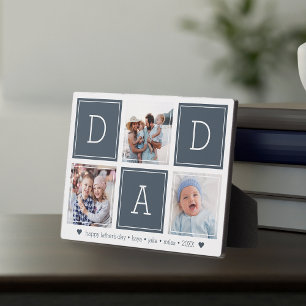 Slate   DAD Custom Kids Photo Collage Fotoplatte