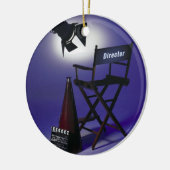 Slate Direktors, Stuhl u. Bühne-Lichtes 2 Keramik Ornament (Links)