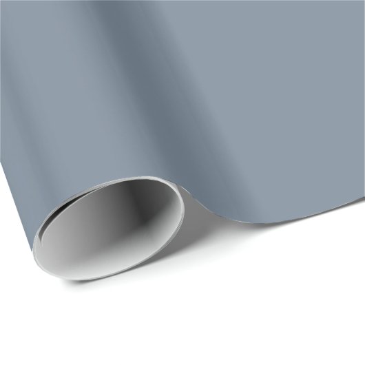 Slate Gray Geschenkpapier (Rolleneckpunkt)