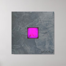 Slate Gray Lavender Fuchia Moderne Kunst