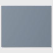 Slate Gray Matte Wrapping Paper Geschenkpapier (Flach)