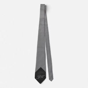 Slate Gray Monogram Krawatte