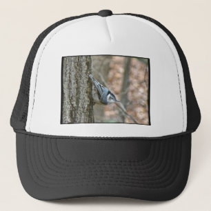 Slate Gray Nuthatch Songbird Coordinated Items Truckerkappe