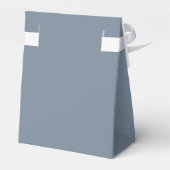 Slate Gray Solid Color Geschenkschachtel (Rückseite)