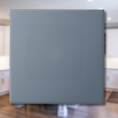 Slate Gray Solid Color | Klassisches Elegant Fliese