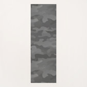 Slate Gray Stealth Camouflage Yoga Yogamatte (Vorderseite)