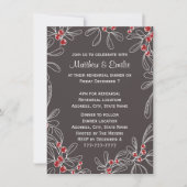 Slate Modern Mistletoine Probe Abendessen Einladung (Vorderseite)