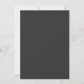 Slate Periwinkle Hochzeit Einladung (Rückseite)
