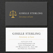 Slate Professional Attorney Law Firm Stone Visitenkarte