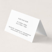 Slate Rock | Feuermesser | FÜHRUNGSKRAFT KOCH Visitenkarten (Rückseite)