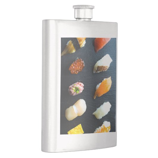 Slate Sip – Modern Sushi Classic Flask Flachmann (Rechts)