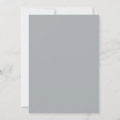 Slate Soft Blush Petal Hochzeit Einladung (Rückseite)